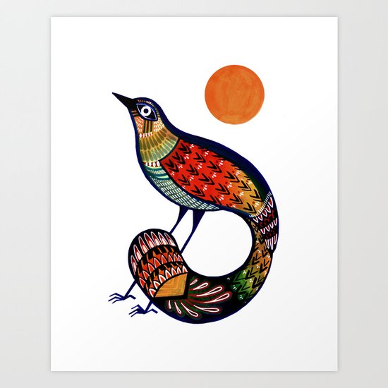 Sun Bird Art Print