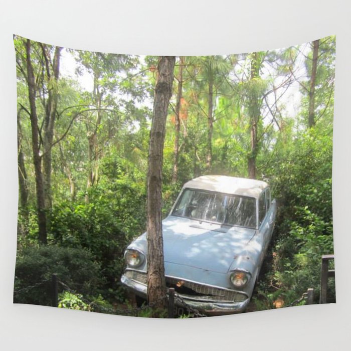 Ford Anglia the original Herbie Wall Tapestry