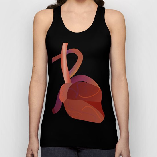 B for beatheart Unisex Tank Top