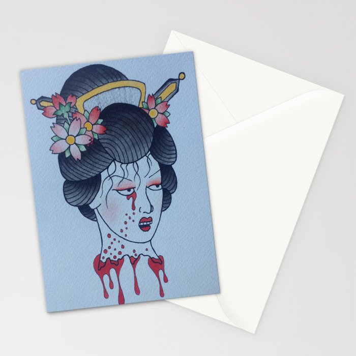 Japanese Geisha Note Cards — WHISTLESTOP BOOKSHOP