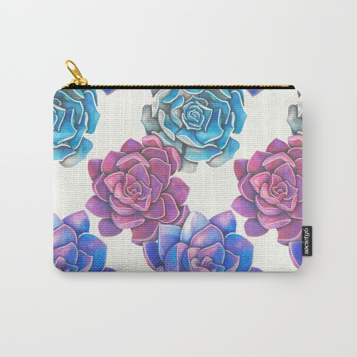 Vibrant Succulents  Carry-All Pouch