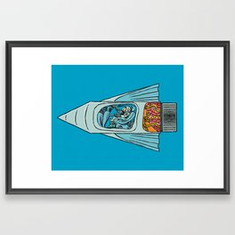 Rocketman Framed Art Print