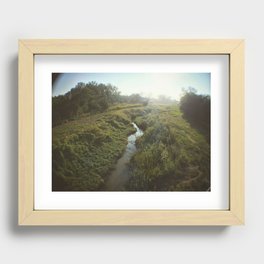 Where the Sidewalk Ends Recessed Framed Print
