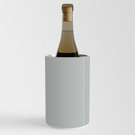 Pale Gray Solid Color Accent Shade Matches Sherwin Williams Monorail Silver SW 7663 Wine Chiller