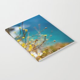 Yellow Spring Flowers in Big Sur Notebook