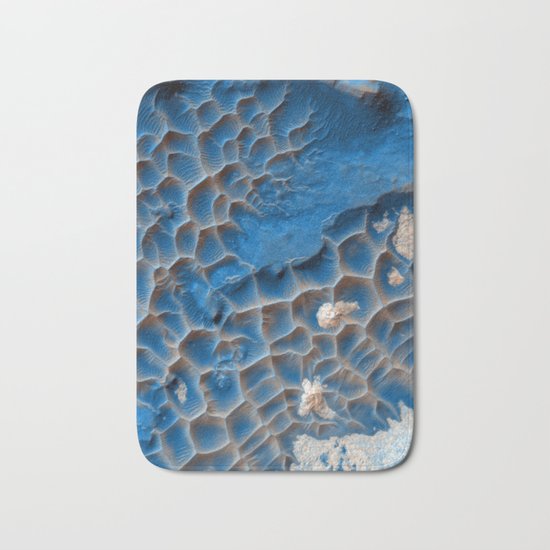 Unexplored planet texture of Mars Bath Mat