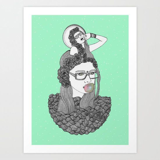 I love Candy Art Print