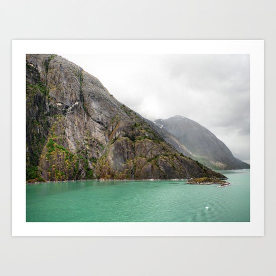 Endicott Arm Mountains Art Print