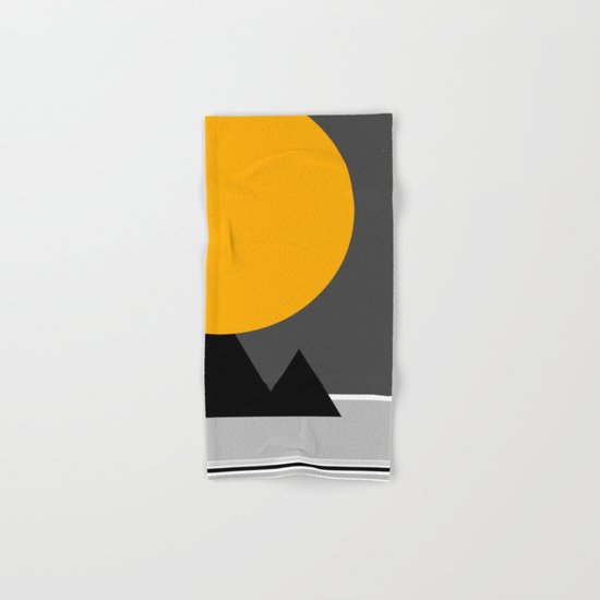 sun over Pyramides Hand & Bath Towel