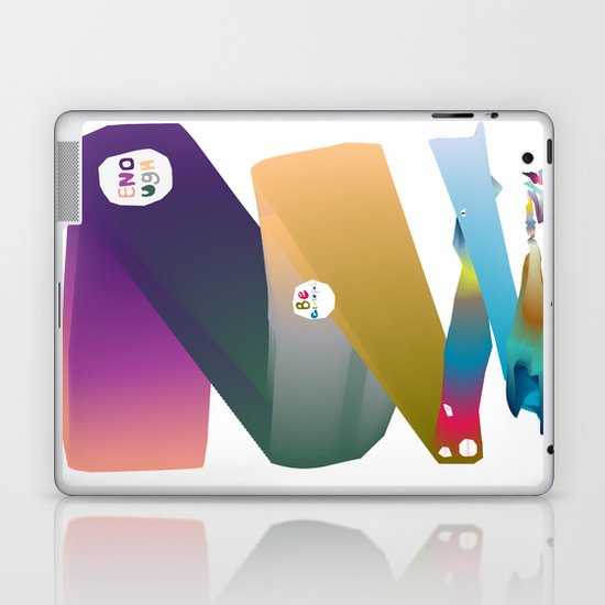 Enough Be Grateful Laptop & iPad Skin