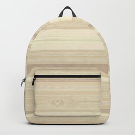 Blonde Wood Grain / Paneling (horizontal stripes) Backpack