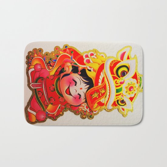 Chinese New Year Bath Mat