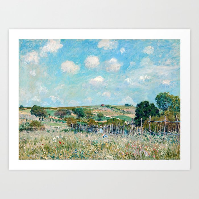 Alfred Sisley - The Meadow Art Print