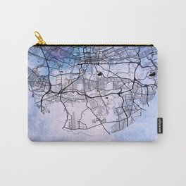 Johannesburg - South Africa Upsilon Watercolor Map Carry-All Pouch