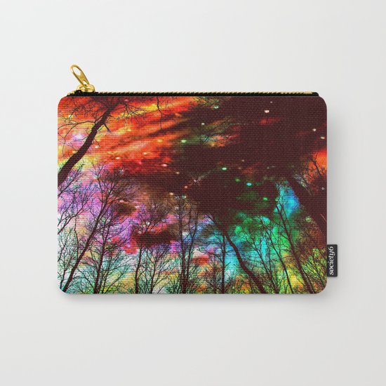 Black Trees Haunting Space Carry-All Pouch