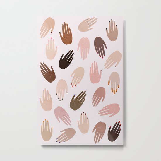 GRRRL Metal Print