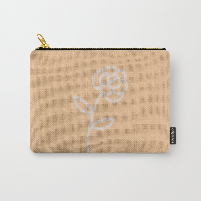 flowers feelings – all peach Carry-All Pouch