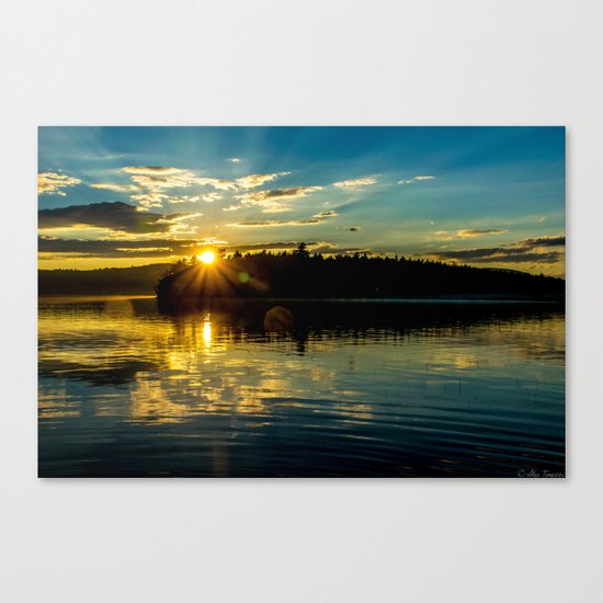 Golden Sunset Canvas Print