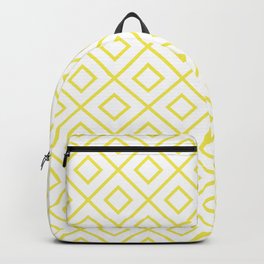 Yellow Diamond Pattern 2 Backpack