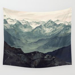 Mountain Fog Wall Tapestry