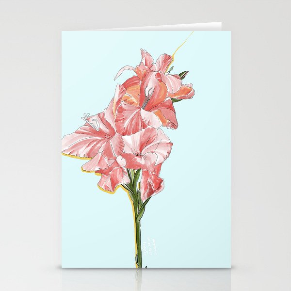 Floral Orchestra #01 [Gladiolus] Stationery Cards