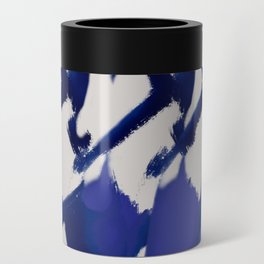 Figurative art abstract in blue Can Cooler