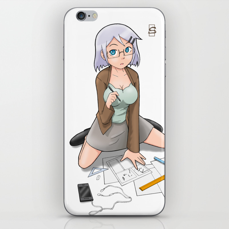 Natasha From Comics Vs Manga Iphone Skin By Scatteredcomics Society6
