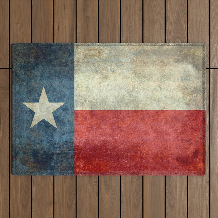 Texas flag of Texas Outdoor Rug
