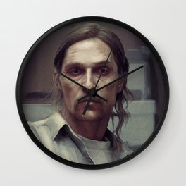 rust cohle Wall Clock