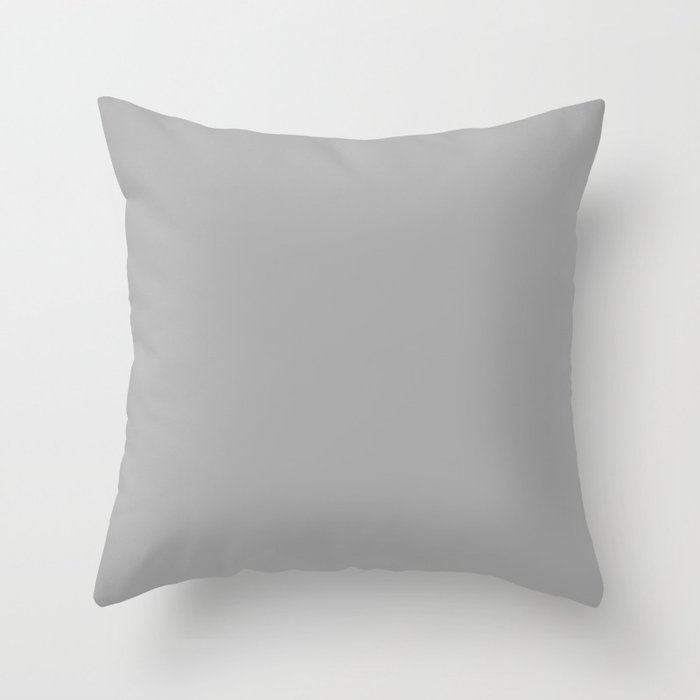Dark Gray (X11) - solid color Throw Pillow