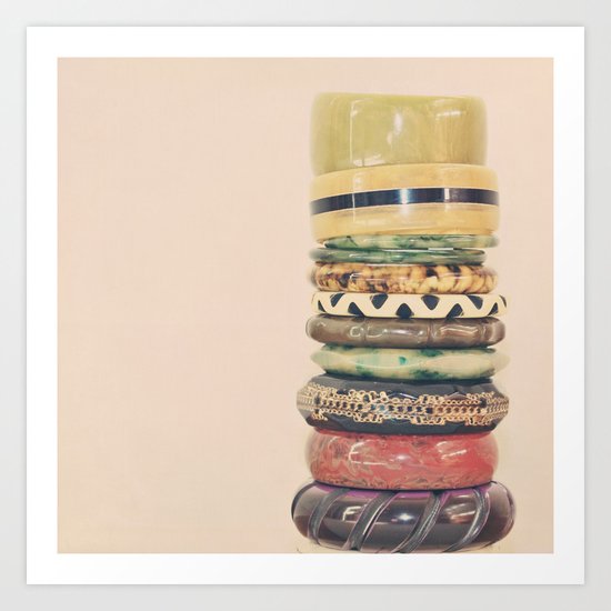 Vintage Bracelets Art Print