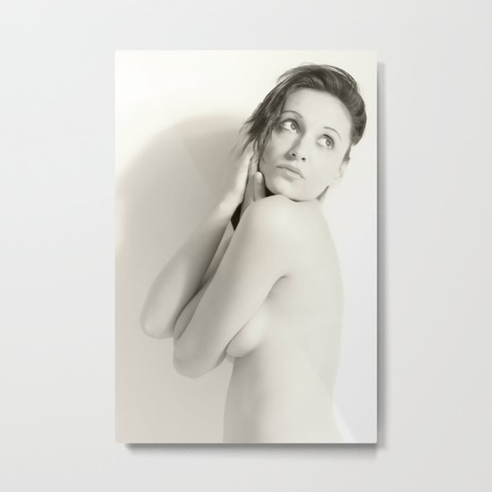 Nude, Akt, Nudes, Nackt, BW Nudes, Aktfoto, Aktfotografie Metal Print