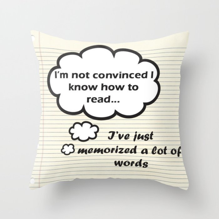 How To Read Nick Miller Quote Throw Pillow By Allyson Society6