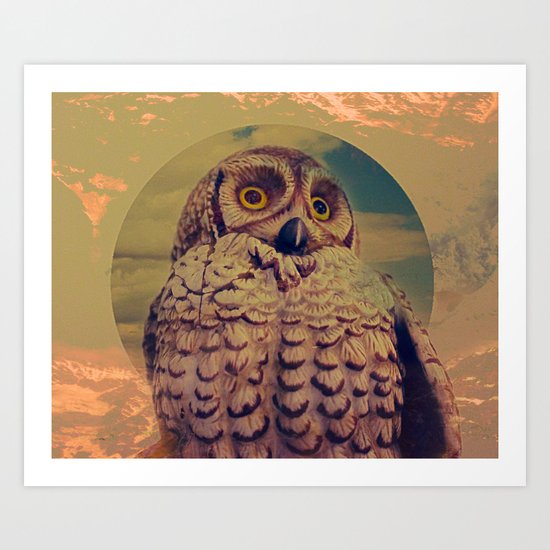 Owl Art Print