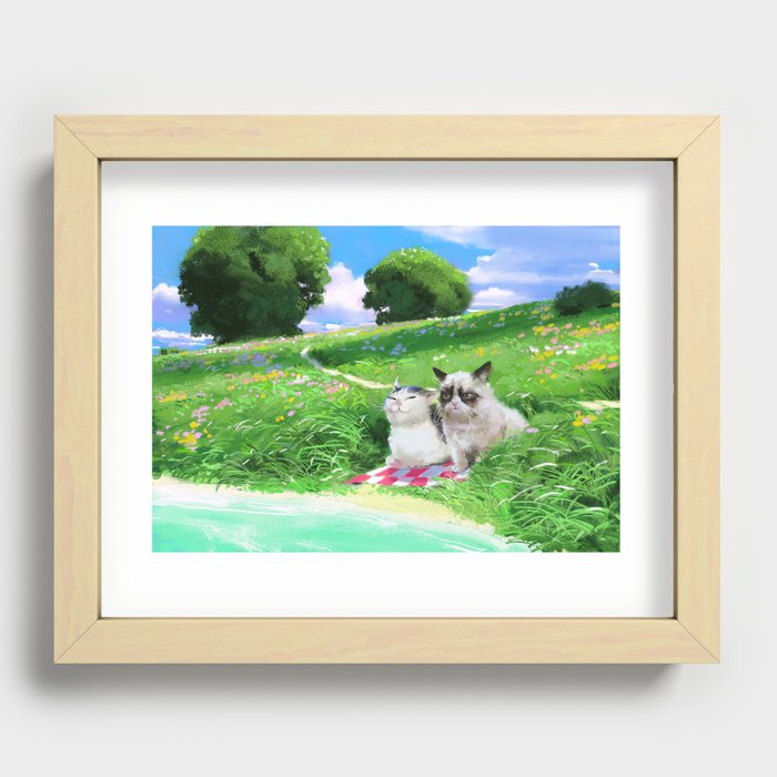 Good day? Recessed Framed Print