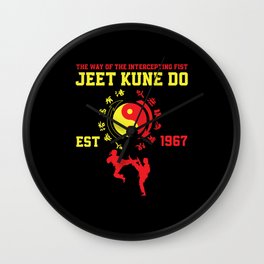 Jeet Kune Do Gift Wall Clock | Fu, Tai, Karate, Gift, Thu, Kung, Chinese, Graphicdesign, Chi, Jeetkunedo 
