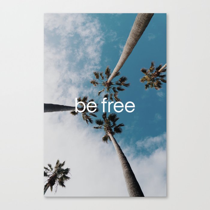 be free canvas print by eftypography society6