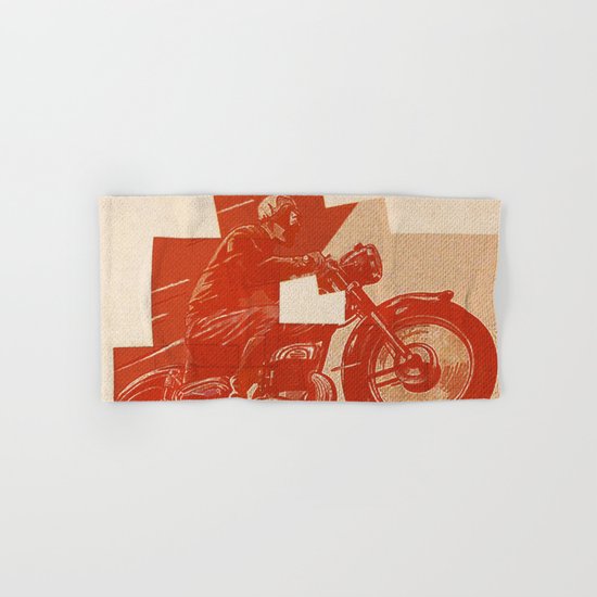 Motorcycle Race II Hand & Bath Towel