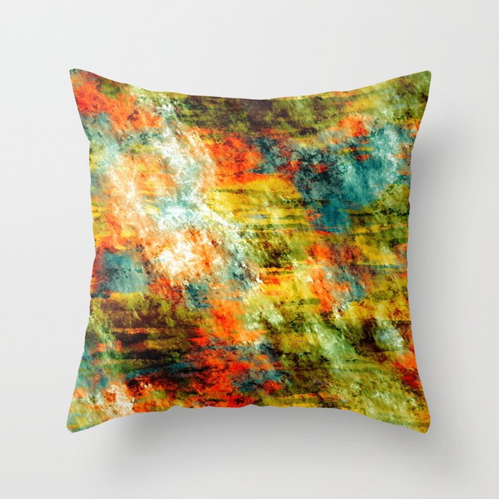 ABSTRACT COLOR. Throw Pillow