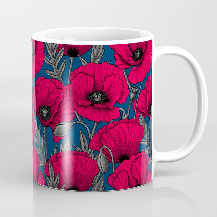 Night poppy garden  Coffee Mug