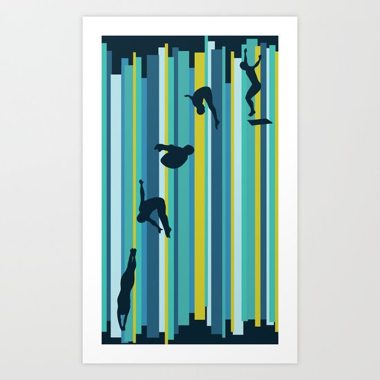 Olympic Diving Art Print