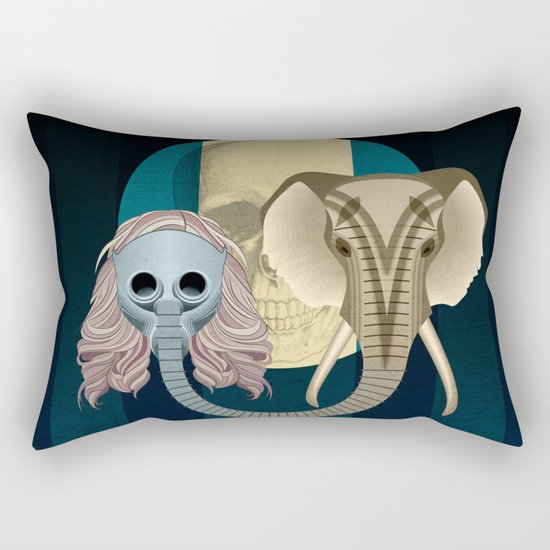 Love in times of Ebola Rectangular Pillow