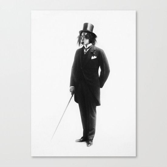 (Super) Distinguish Dog Canvas Print