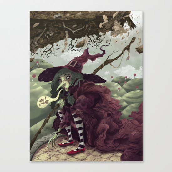 Wicked Witch of the East Canvas Print