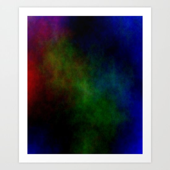 Tinted Clouds Art Print