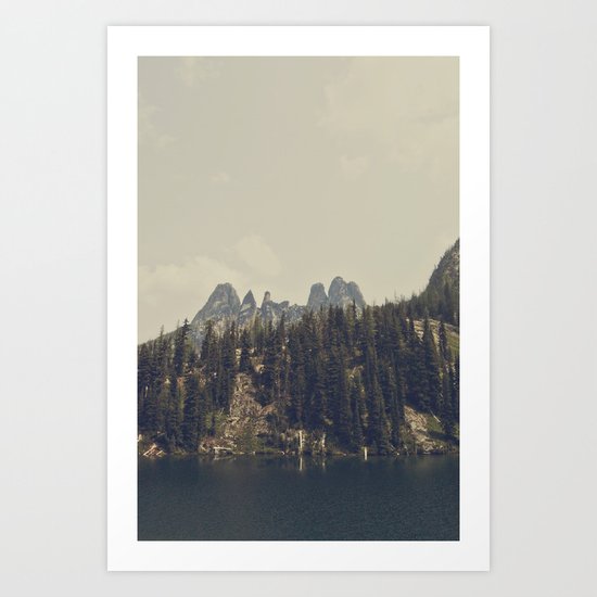 Mountain Blue Art Print