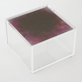 Old burgundy red and grey Acrylic Box