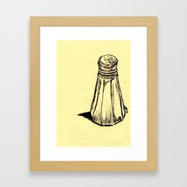 Salt Shaker Framed Art Print