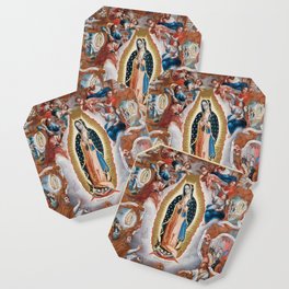 Virgin of Guadalupe, 1779 - Mexican Artwork Coaster | Color, Art, Icon, Mexican, Sacred, Catholic, Painting, Symbol, Print, Maria 