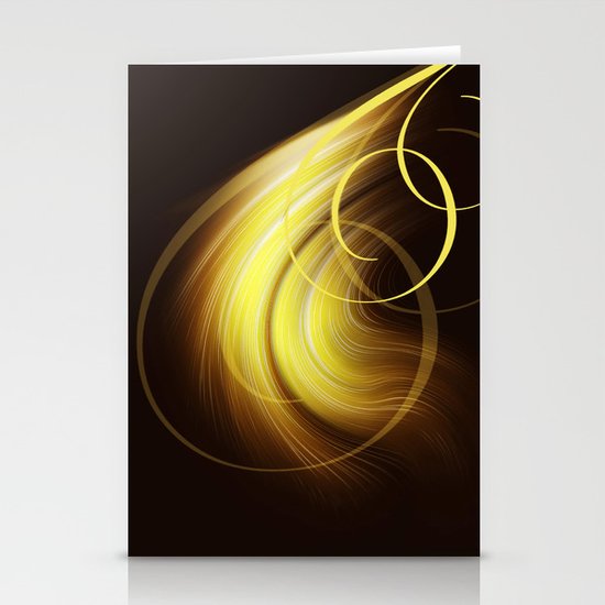 gold Stationery Cards
